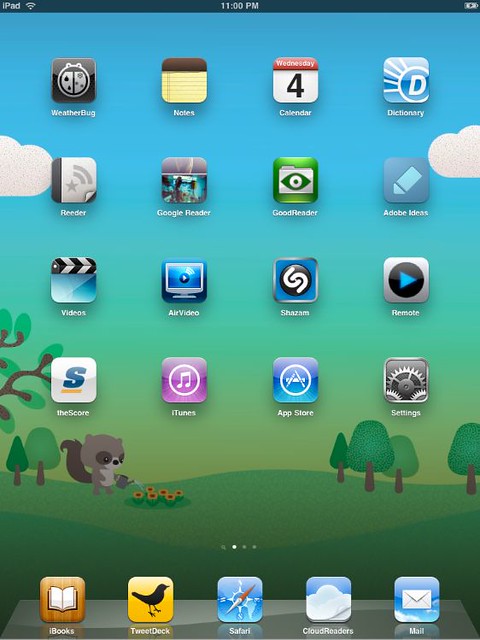iPad background
