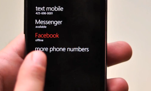 Windows Phone 7 messaging