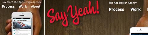 Say Yeah redesigns website to be responsive 