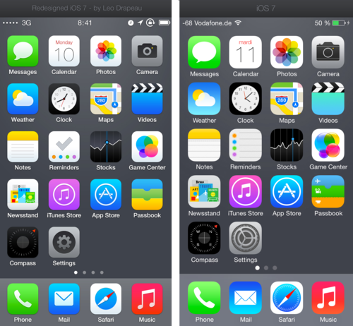 Analyzing iOS7 icons 