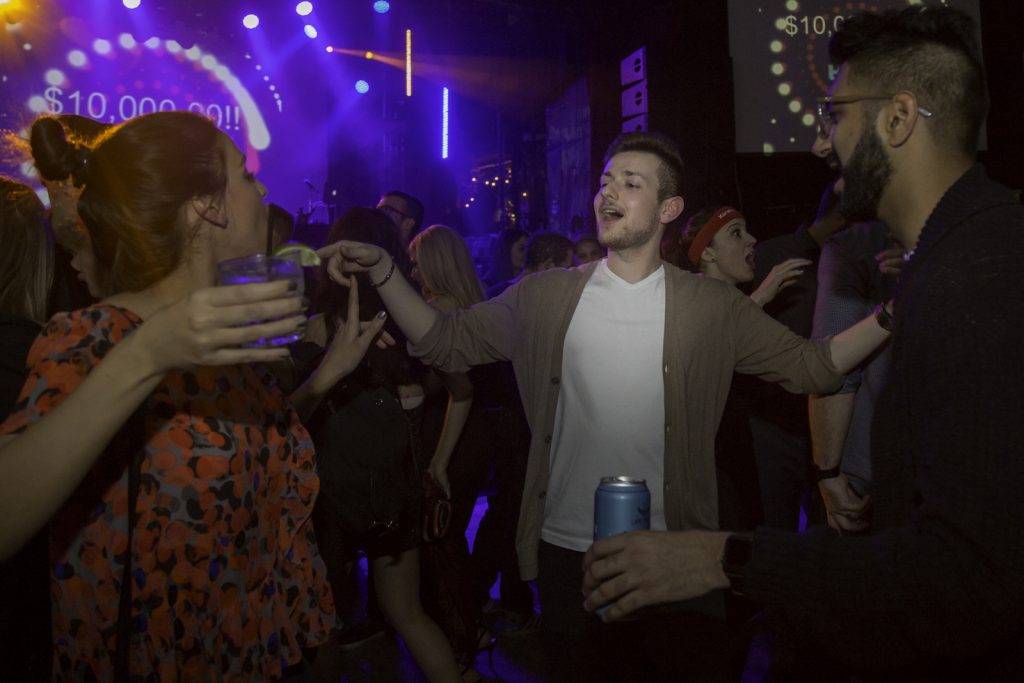 People dancing at HoHoTO 2017.