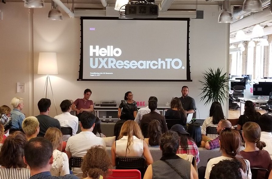 Wide shot at UXResearchTO 2017.