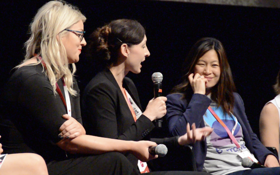 Izabella Gabowicz speaking at Mobey Day Toronto 2017