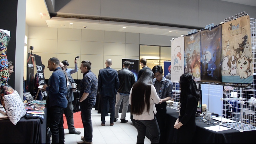 People at the Expo at iVentures 2017