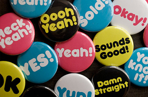 Say Yeah buttons