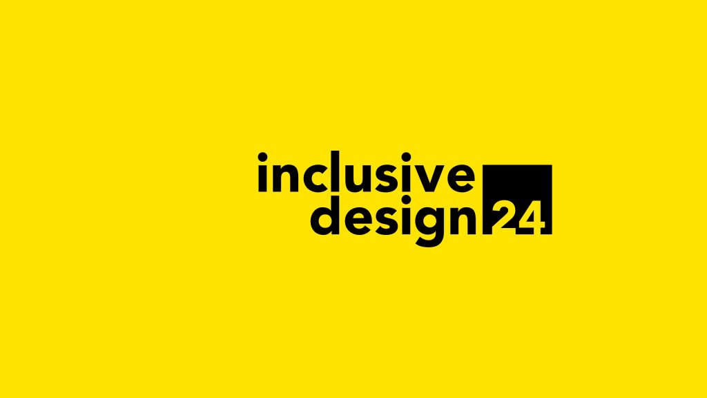 Inclusive Design 24 promo graphic